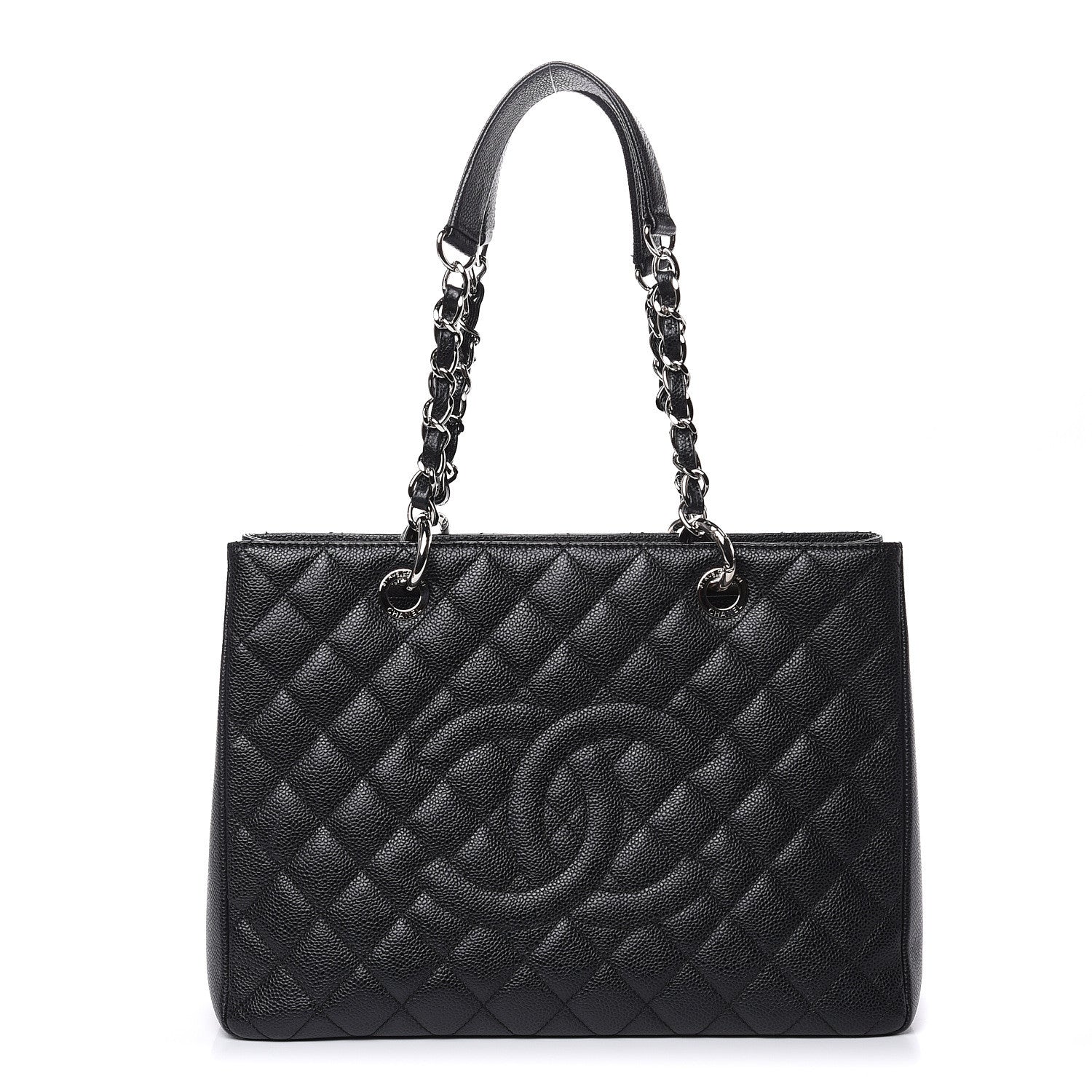 Chanel Caviar Quilted Grand Shopping Tote GST Black 1 of 11