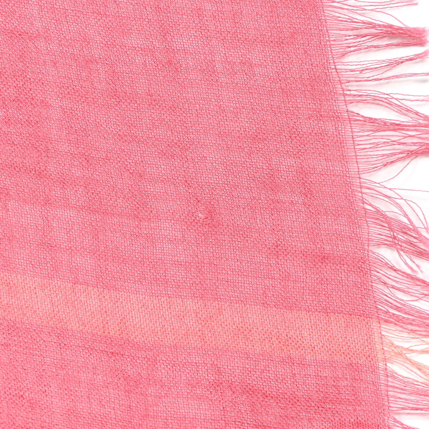 Wool Silk House Check Lightweight Scarf Rose