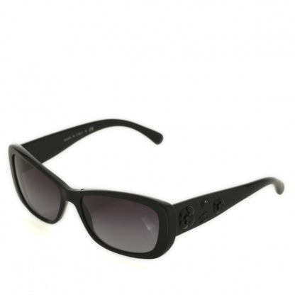 Chanel Camellia CC Sunglasses 5186 Black 1 of 10