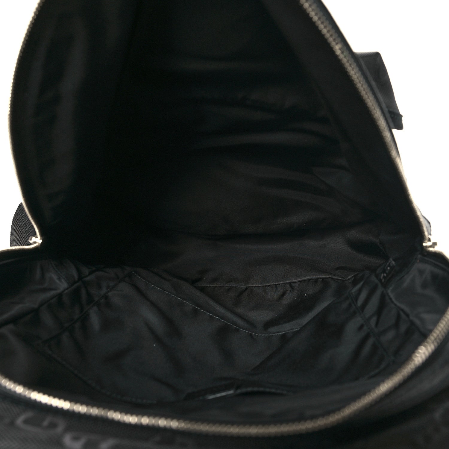 Gucci Econyl Nylon Monogram Off The Grid Backpack Black 5 of 10
