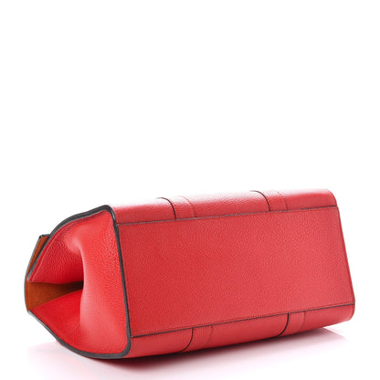 Mulberry Small Classic Grain Calfskin New Bayswater Fiery Red 4 of 8