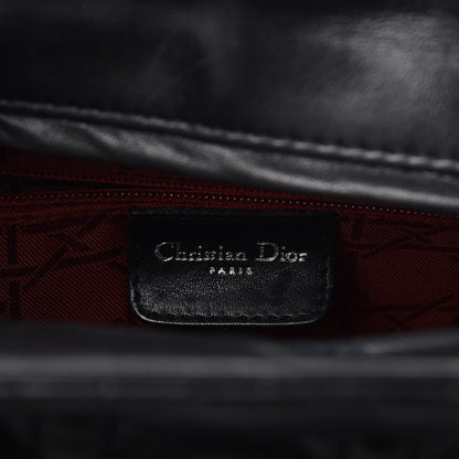 Christian Dior Lambskin Cannage Large Lady Dior Black 6 of 12