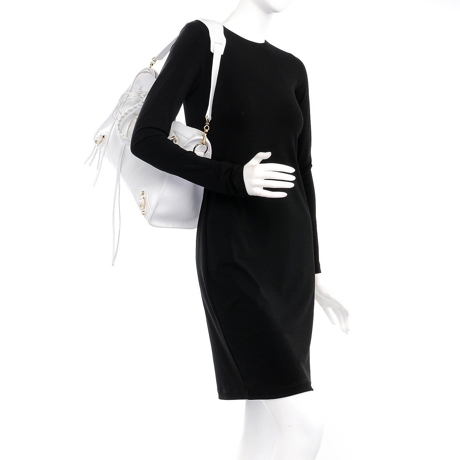 Balenciaga Vibrato Calfskin Classic Hardware City White 2 of 7