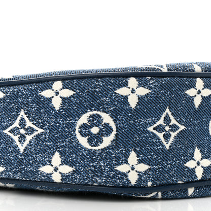 Louis Vuitton Monogram Jacquard Denim Loop Bleu 8 of 10
