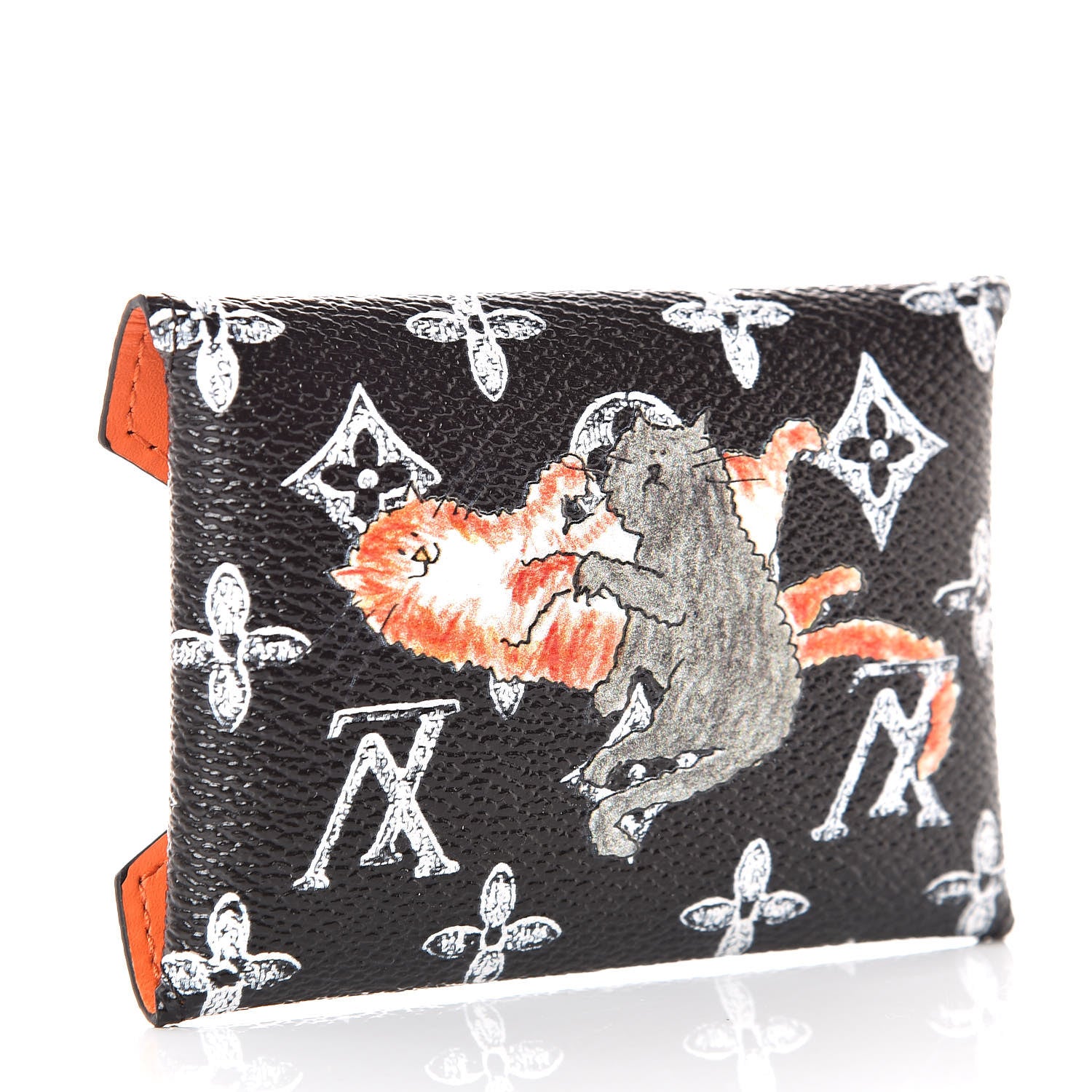 Louis Vuitton Catogram Small Kirigami Pochette Insert Black White 3 of 7