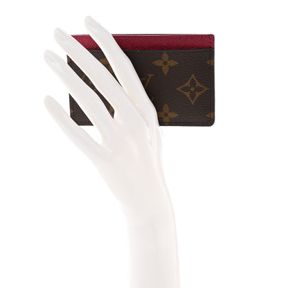 Louis Vuitton Monogram Card Holder Fuchsia 2 of 9
