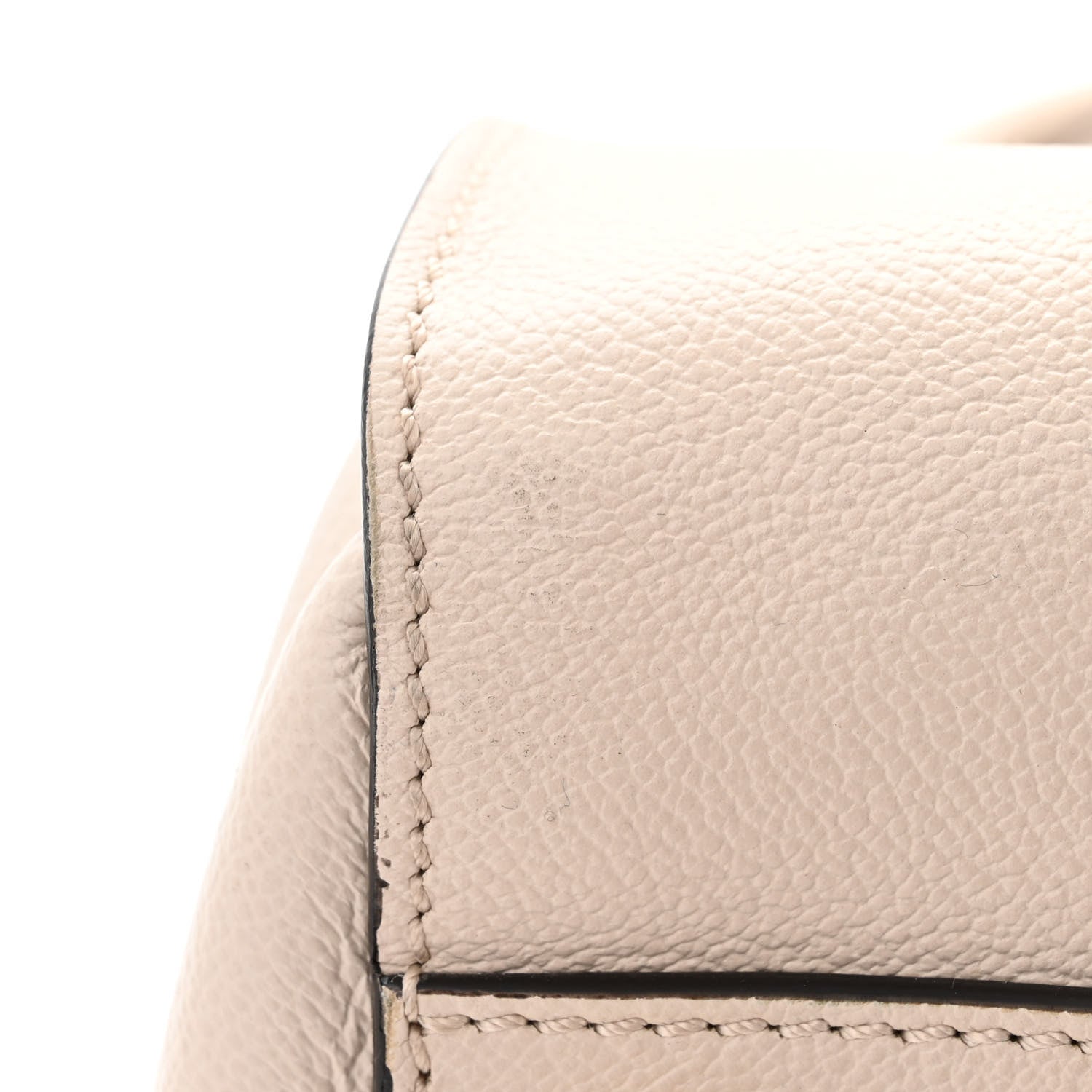 Burberry Soft Grain Calfskin Medium Buckle Tote Limestone 11 of 12
