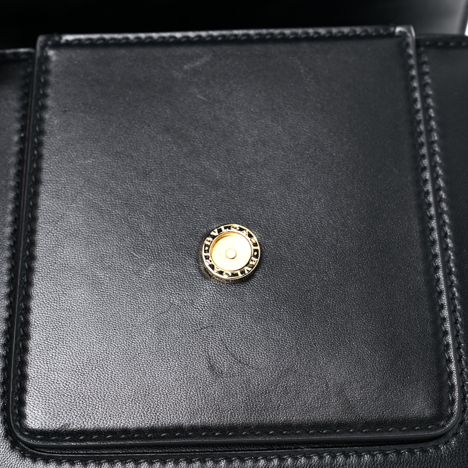 Bulgari Nappa Serpenti Forever Small Maxi Chain Top Handle Bag Black 13 of 15