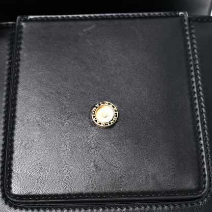 Bulgari Nappa Serpenti Forever Small Maxi Chain Top Handle Bag Black 13 of 15