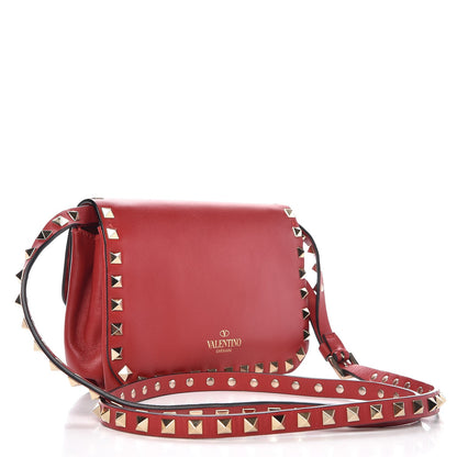 Saint Laurent VALENTINO Vitello Rockstud Mini Crossbody Bag Red 3 of 6