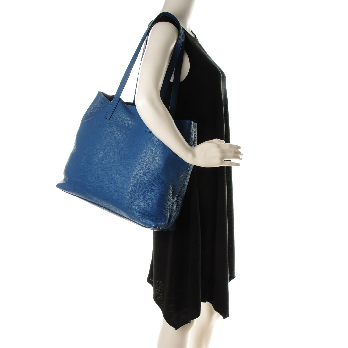 Vitello Daino Tote Cobalto