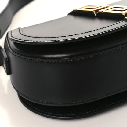 Versace Calfskin Medium Greca Goddess Shoulder Bag Black 7 of 8