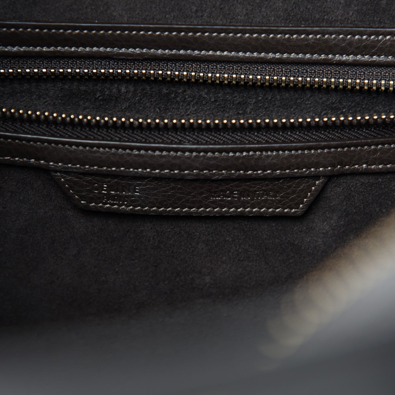 Celine Soft Grained Calfskin Mini Luggage Brown 11 of 13