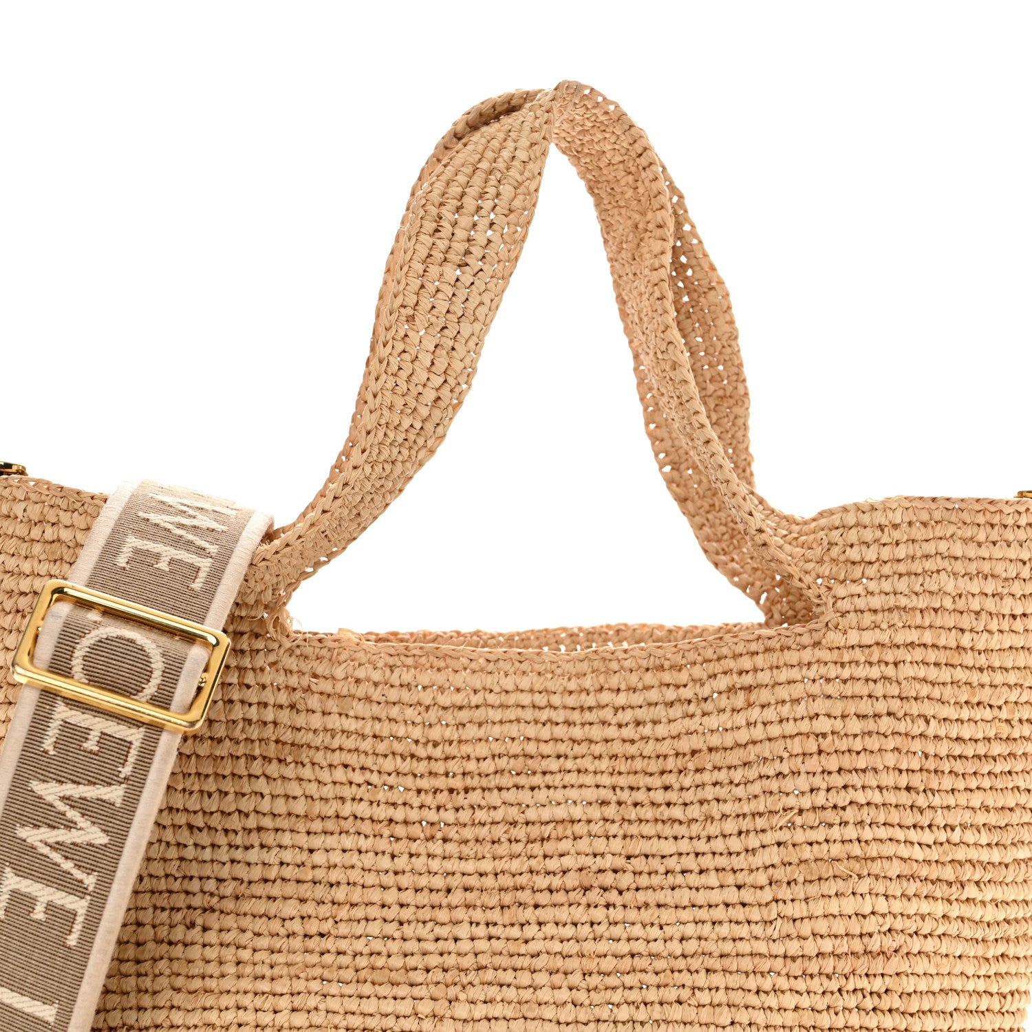 Loewe Raffia Mini Slit Tote Bag Natural Tan 8 of 11