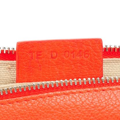 Givenchy Sugar Goatskin Pandora Wristlet Bright Orange 7 of 7