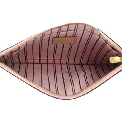 Louis Vuitton Monogram Neverfull MM GM Pochette Rose Ballerine 5 of 8