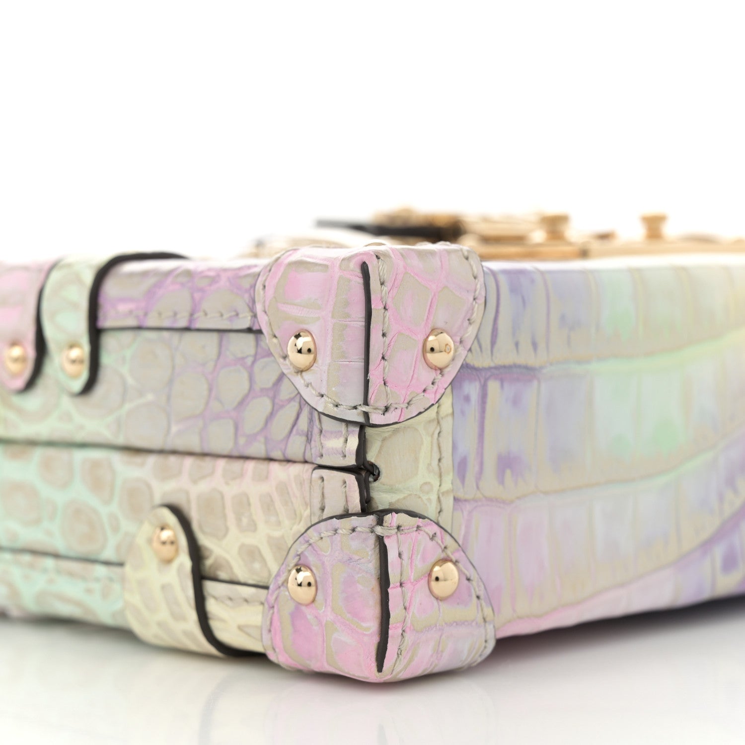 Louis Vuitton Crocodile Petite Malle Multicolor 8 of 10