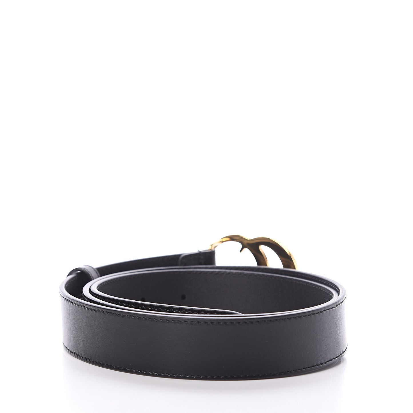 Plutone Calfskin Double G 30mm Belt 95 38 Black