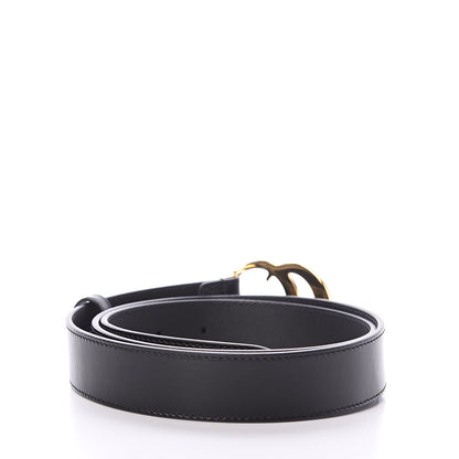 Gucci Plutone Calfskin Double G 30mm Belt 95 38 Black 2 of 5