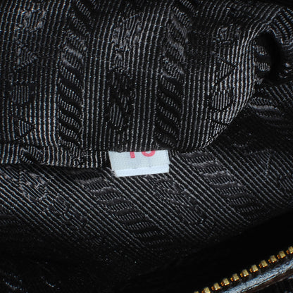 Prada Nappa Antic Chevron Bauletto 7 of 8