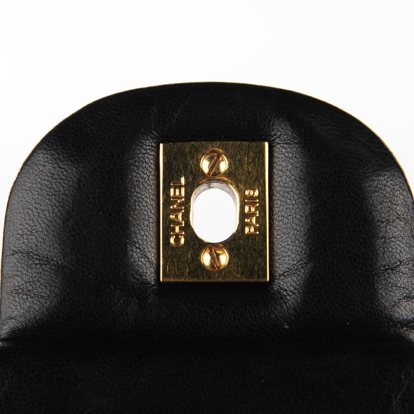 Lambskin Quilted Jumbo Single Flap Black