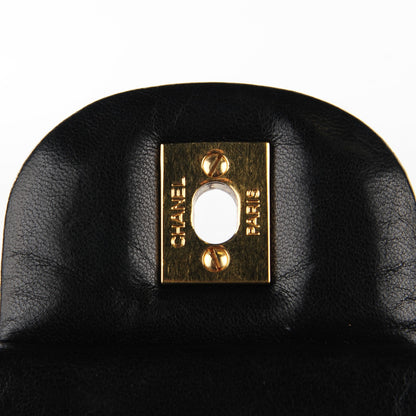 Chanel Lambskin Quilted Jumbo Single Flap Black 6 of 9