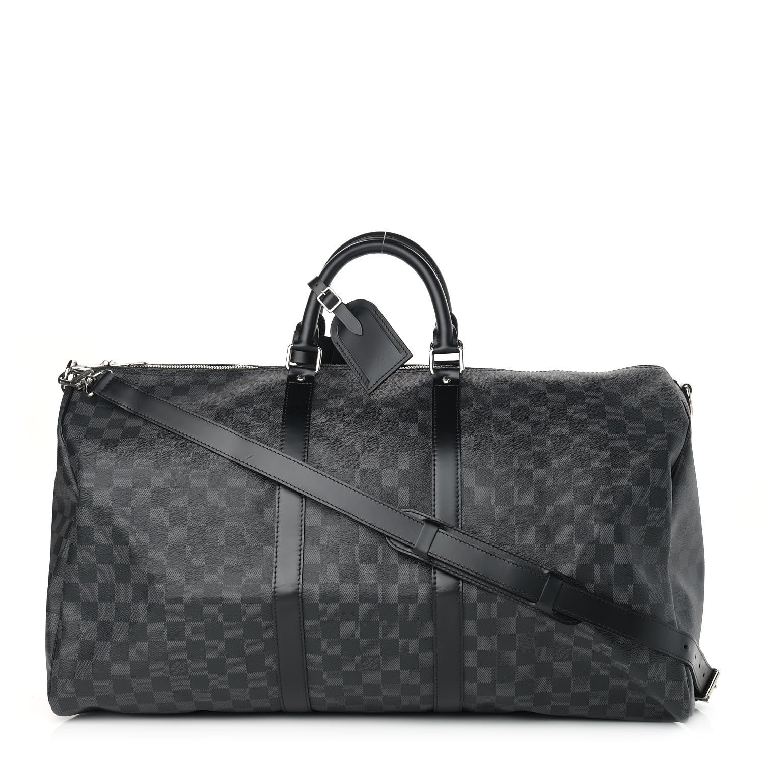 Louis Vuitton Damier Graphite Keepall Bandouliere 55 1 of 9