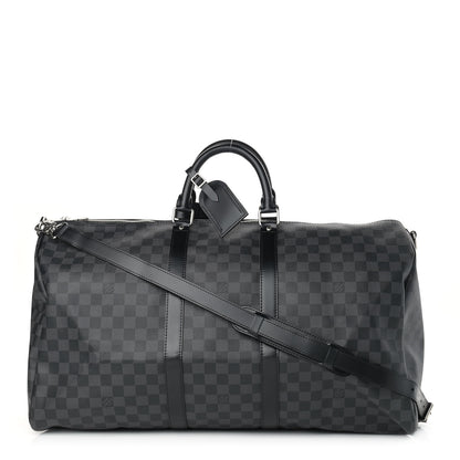 Louis Vuitton Damier Graphite Keepall Bandouliere 55 1 of 9