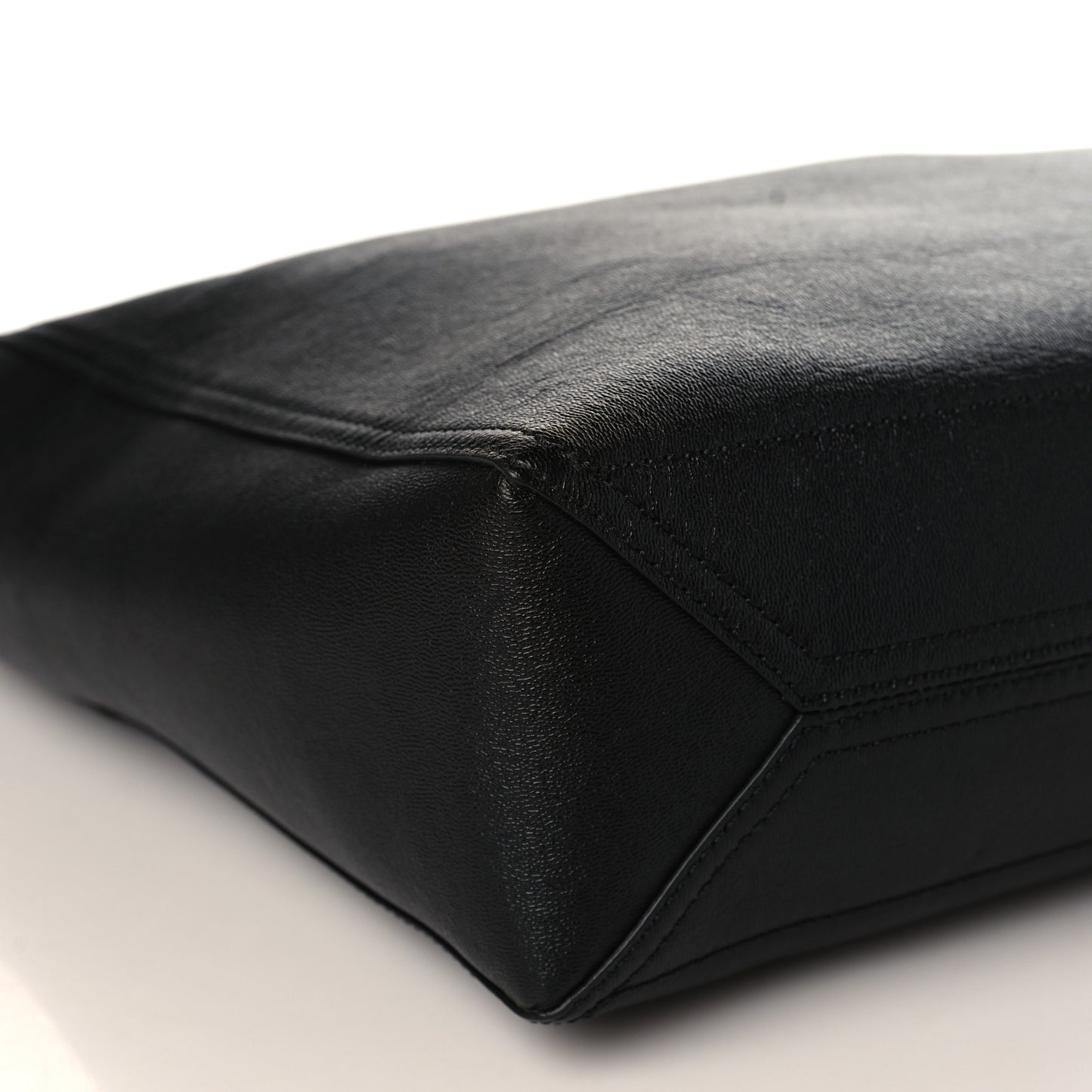 New Sakai Calfskin Lux Medium Dahlia Tote Black