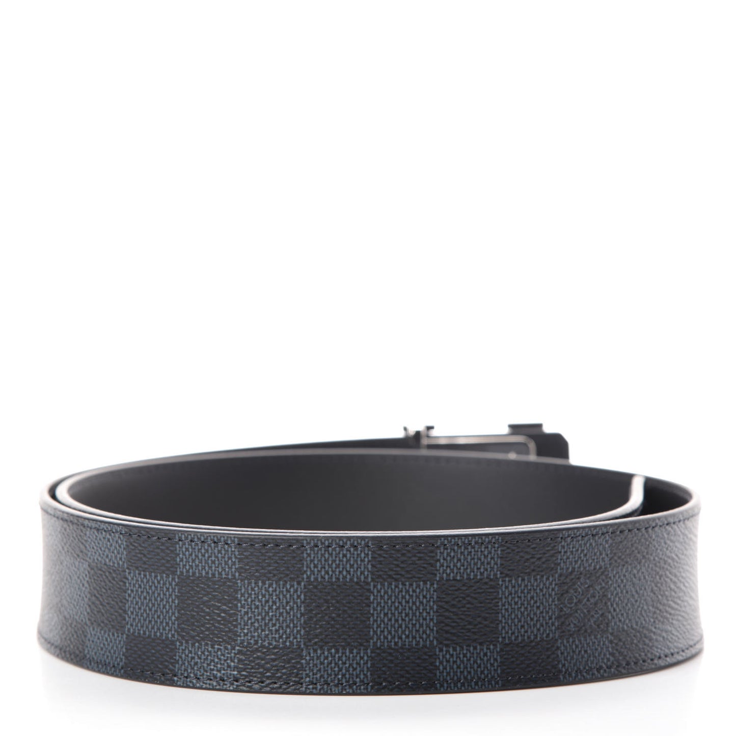 Damier Cobalt 40mm LV Initiales Belt 90 36