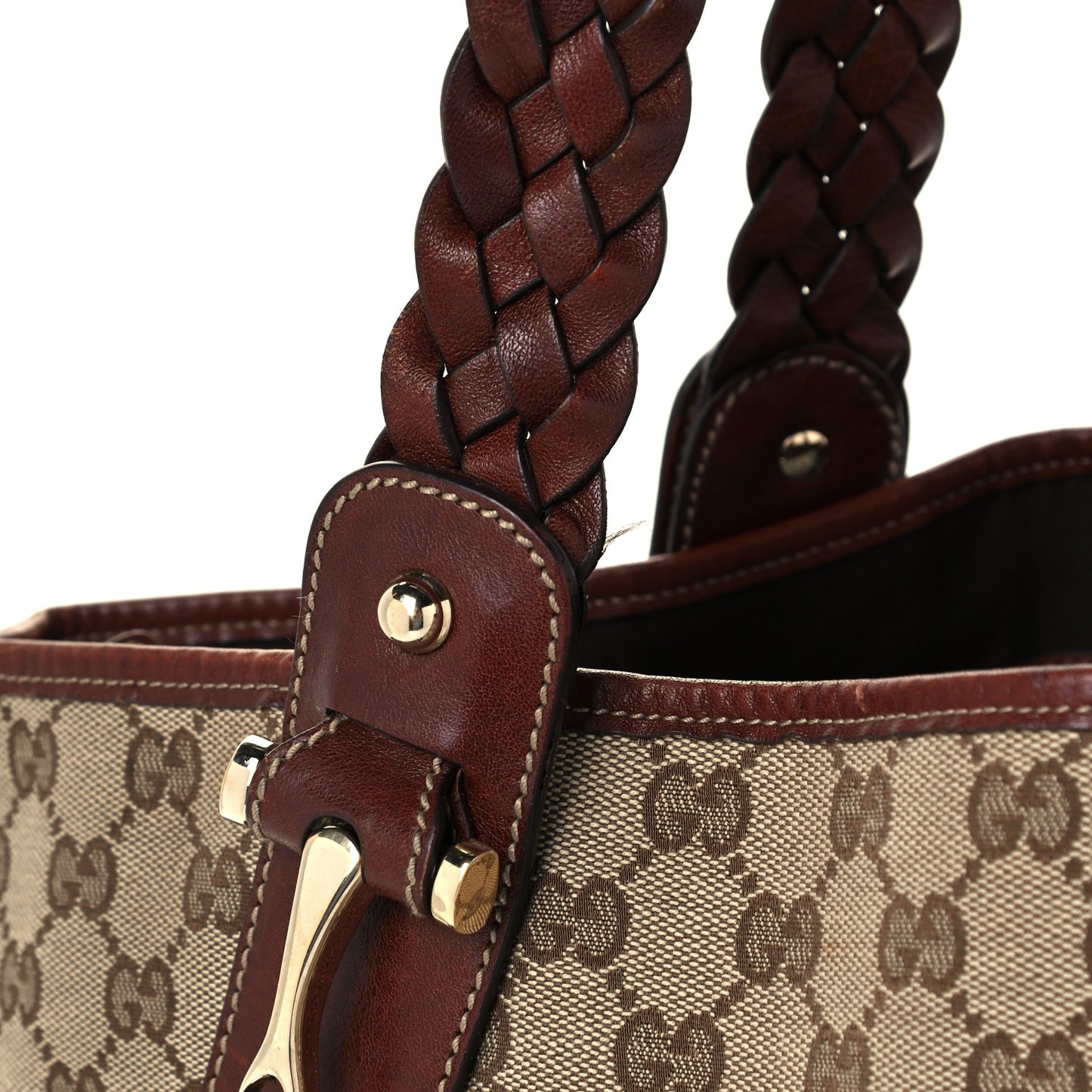 Monogram Medium Pelham Shoulder Bag Brown