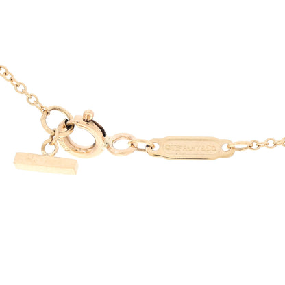 Tiffany 18K Yellow Gold Large T Smile Pendant Necklace 4 of 6