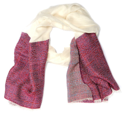 Chanel Cashmere Wool Silk CC Logo Scarf 1 of 6