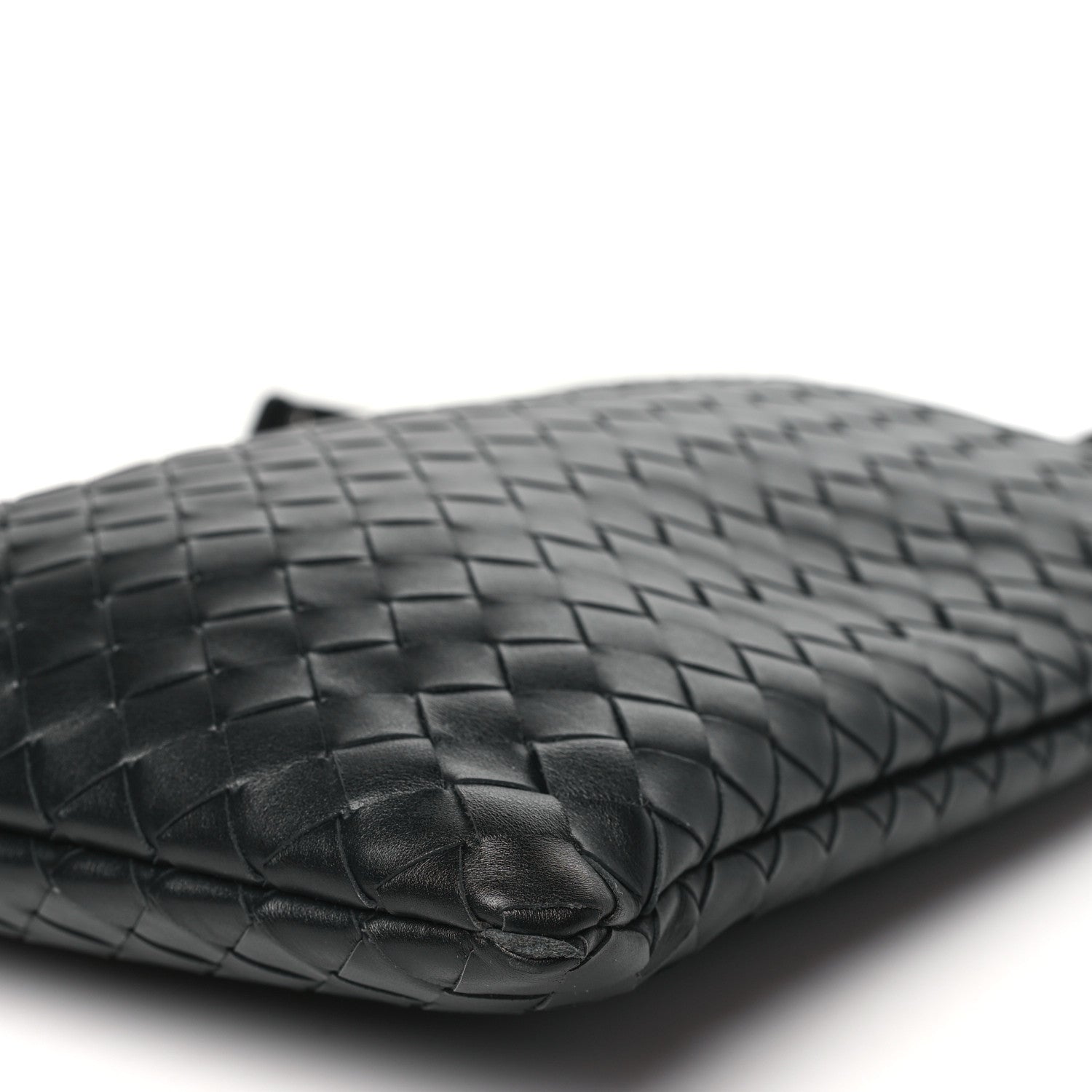 Bottega Veneta Lambskin Intrecciato Laptop Case Black 9 of 10