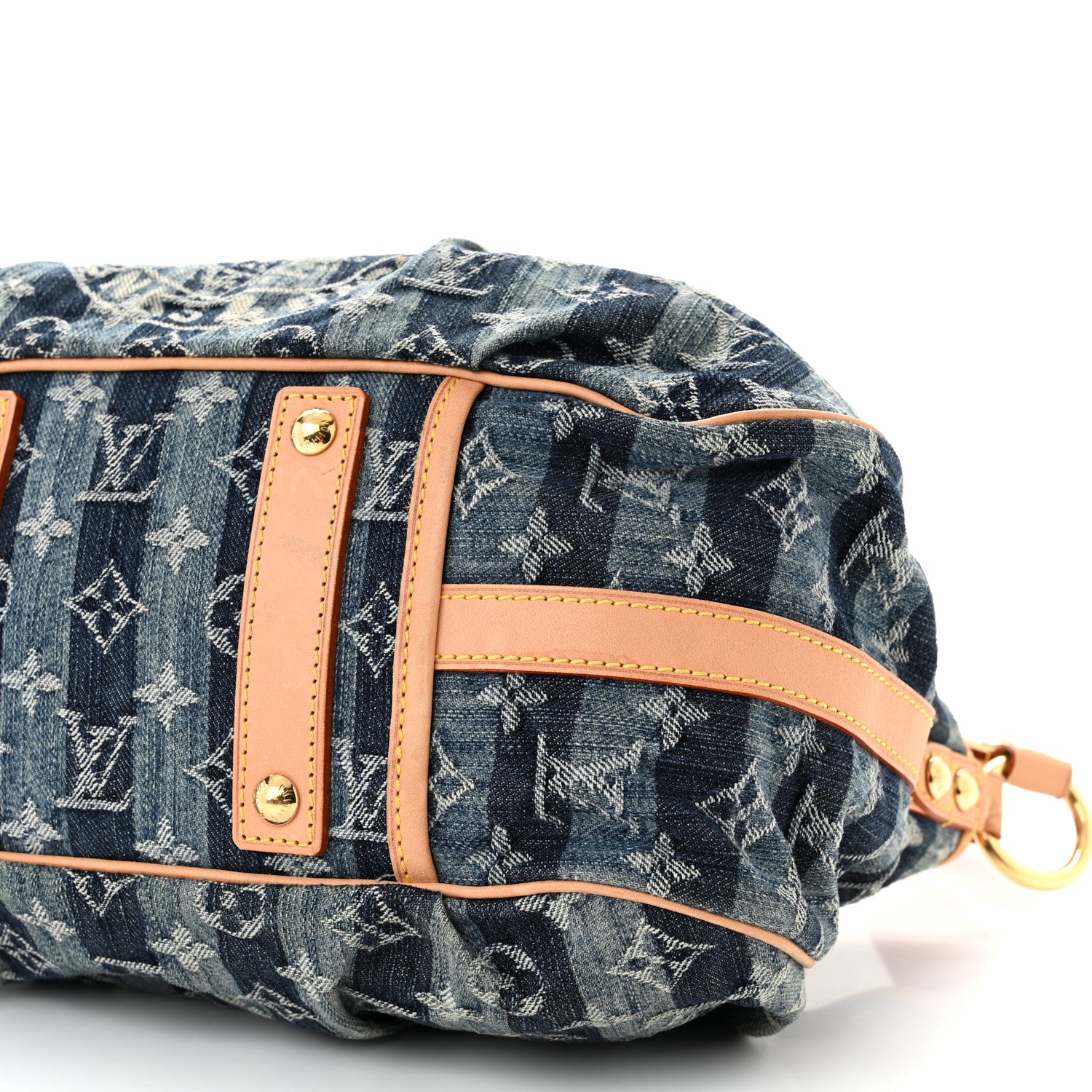 Louis Vuitton Denim Raye Porte Epaule MM 9 of 12