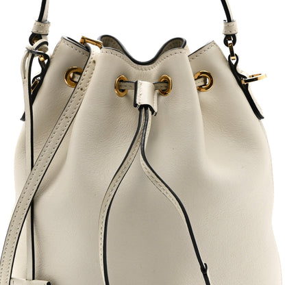 Prada Nappa Mini Re-Edition 1978 Bucket Bag  White 8 of 11