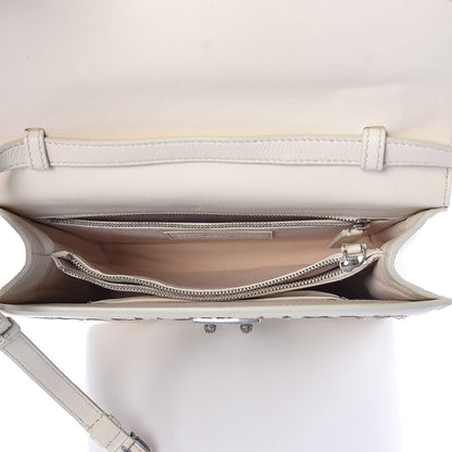 Alexander McQueen Calfskin Embroidered Flower Satchel Off White 5 of 11