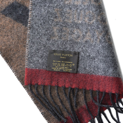 Louis Vuitton Wool Cashmere Echarpe LV City Scarf 3 of 3