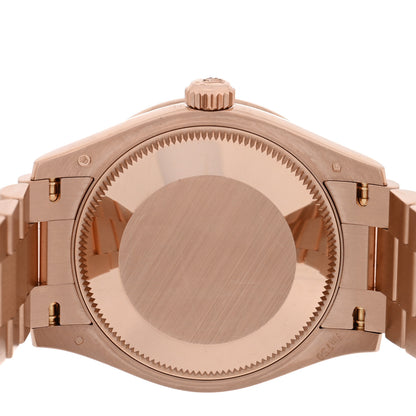 Rolex 18K Everose Gold Diamond Bezel 31mm Oyster Perpetual Datejust President Watch Sundust 278285RBR 4 of 5