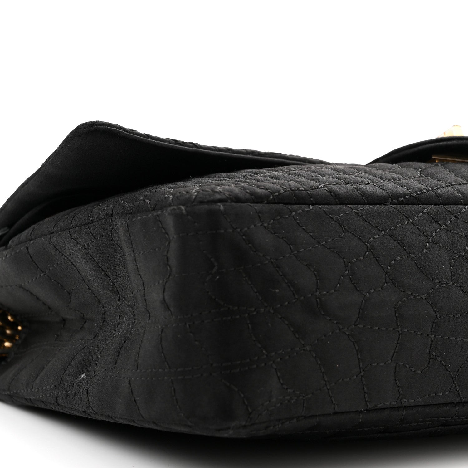 Chanel Jersey Coco's Croc 2.55 Reissue 226 Flap Black 8 of 12