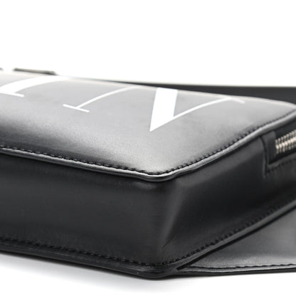 Valentino Garavani Calfskin VLTN Belt Bag Black White 8 of 8
