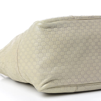 Gucci Guccissima Medium Bree Zippered Tote Storm Grey 9 of 10