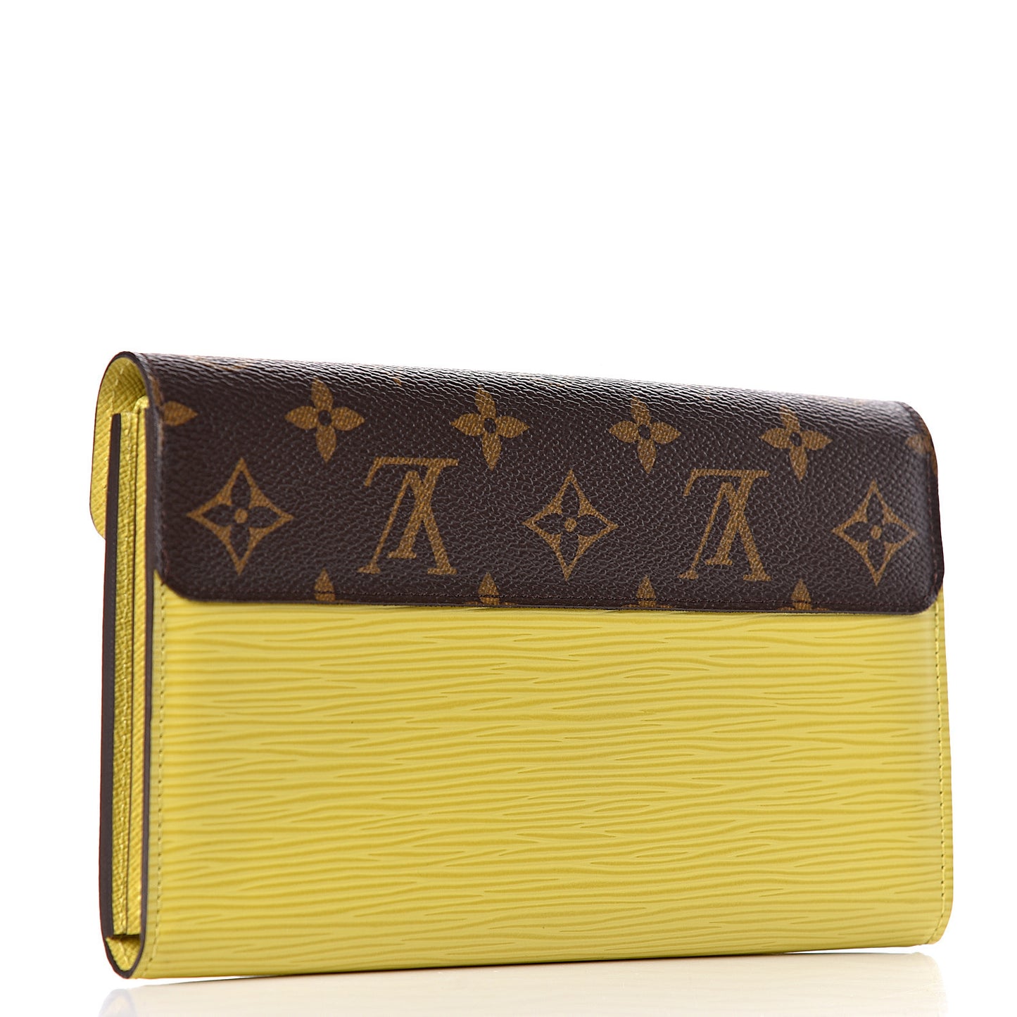Epi Monogram Marie Rose Wallet Pistache