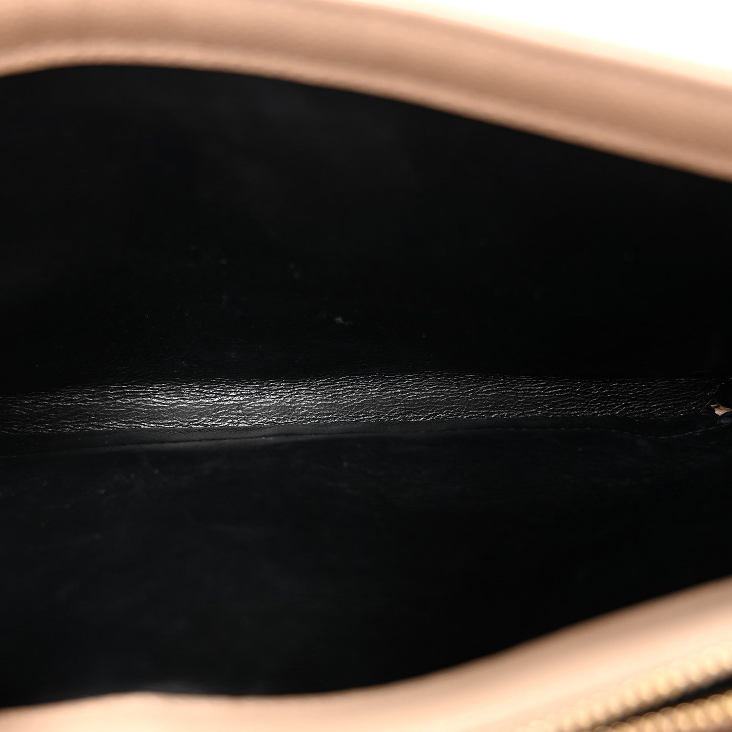 Saint Laurent Grain De Poudre Mixed Matelasse Triquilt Monogram Chain Wallet Dark Beige 5 of 11