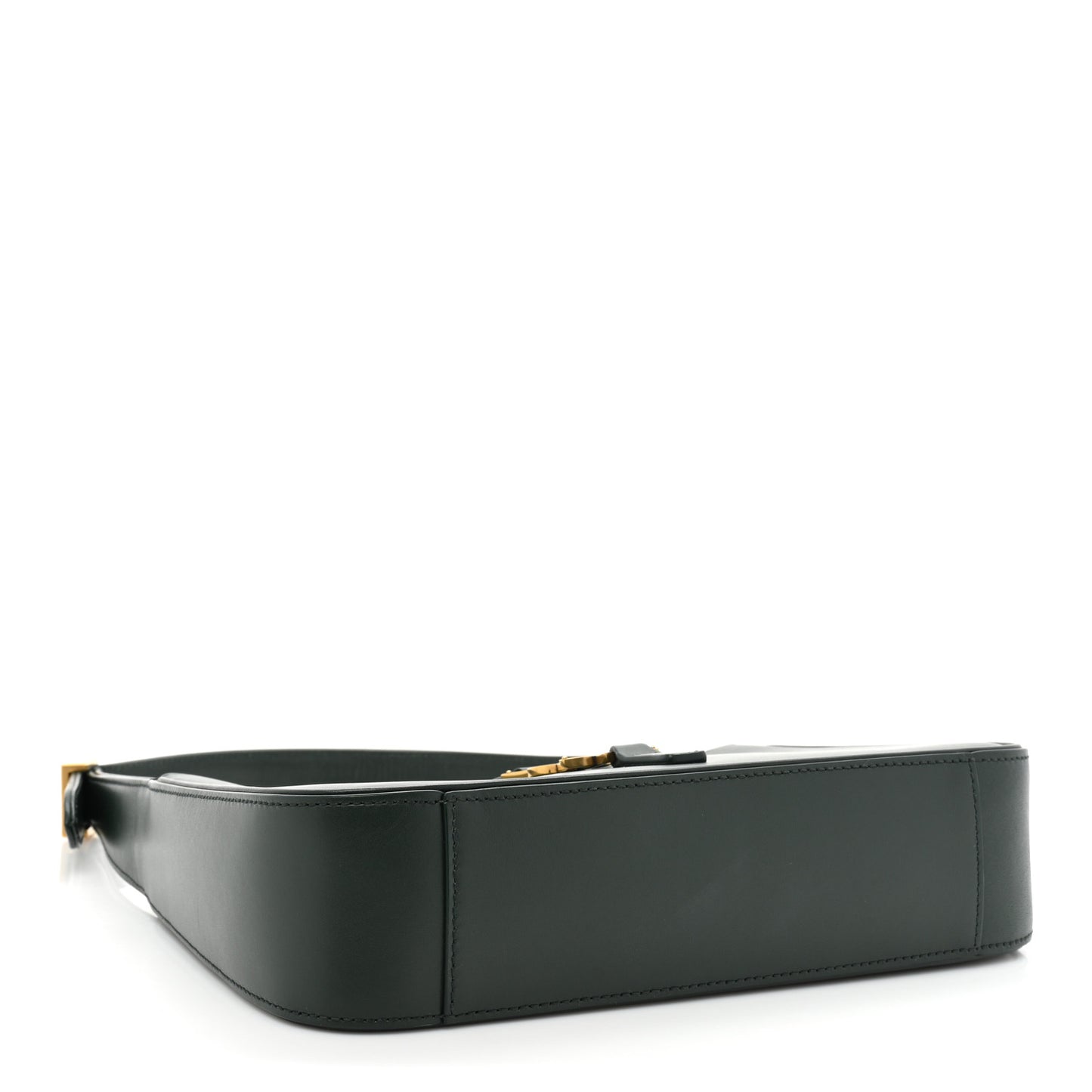 Smooth Calfskin Le 5 A 7 Hobo Vert Fonce