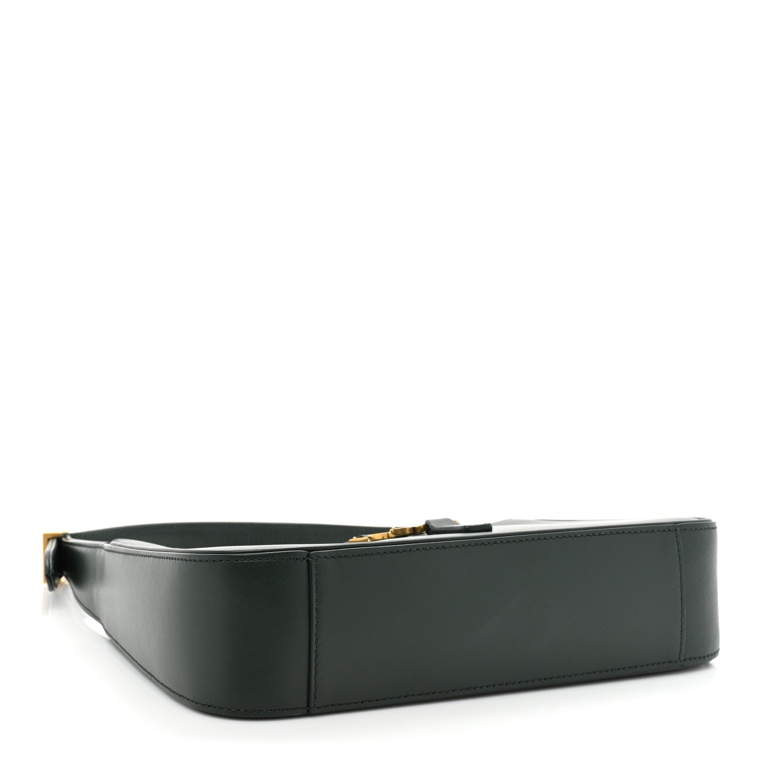 Saint Laurent Smooth Calfskin Le 5 A 7 Hobo Vert Fonce 4 of 13