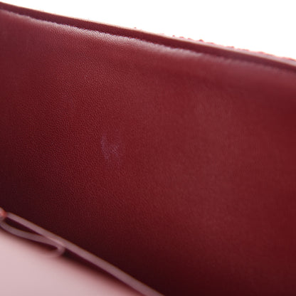 Chanel Felt Flower Embroidered Jumbo Double Flap Burgundy Multicolor 8 of 11