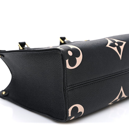 Louis Vuitton Empreinte Monogram Giant Onthego PM Black Beige 9 of 11