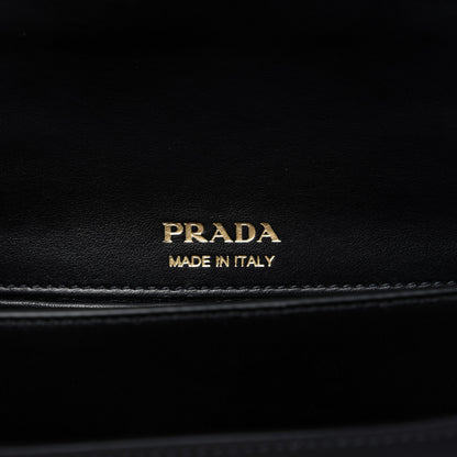 Prada City Calf Studded Sidonie Shoulder Bag Black 8 of 8