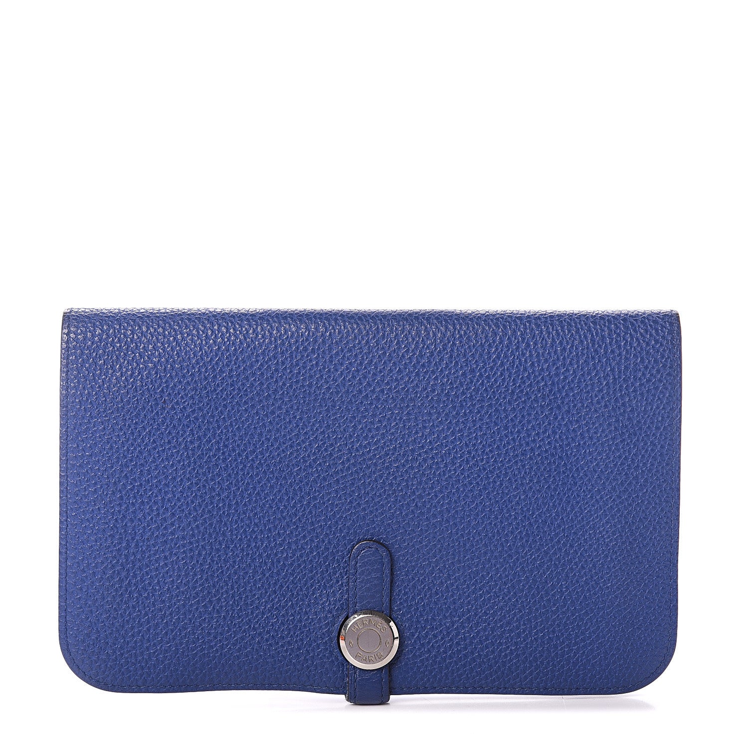 Hermes Togo Dogon Duo Wallet Bleu Electrique 1 of 6